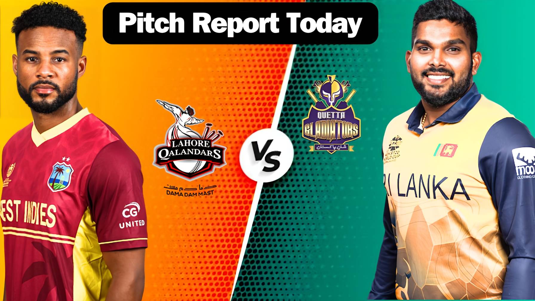 LAH Vs QUE Pitch Report Hindi