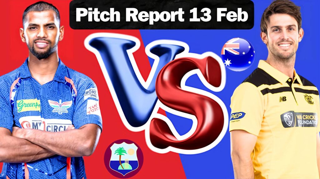 AUS Vs WI 3rd T20 Pitch Report Hindi 